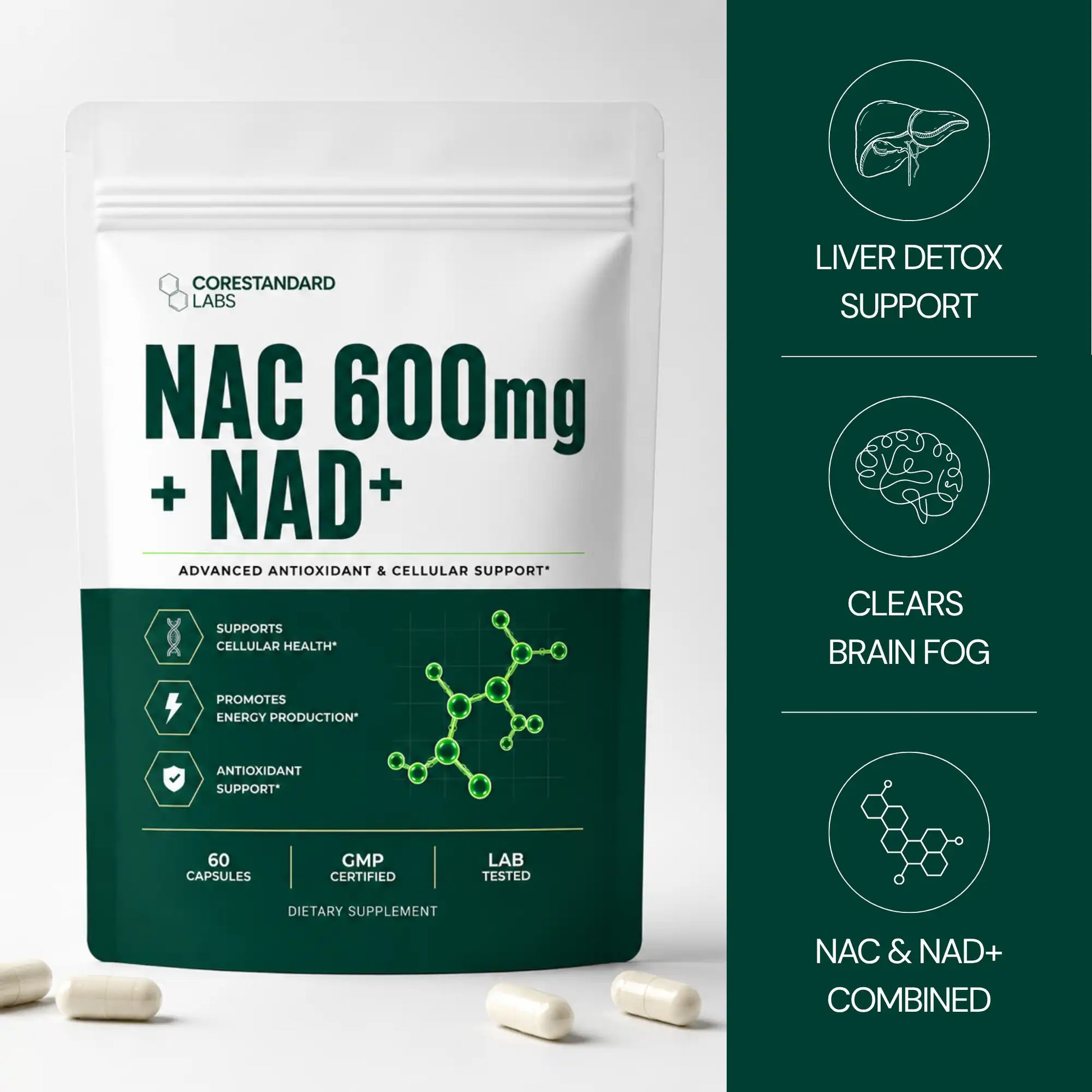 NAC600 & NAD+ Daily Complex – CoreStandard Labs