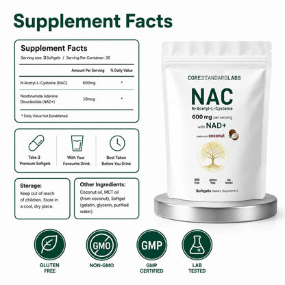 NAC600 & NAD+ Daily Complex