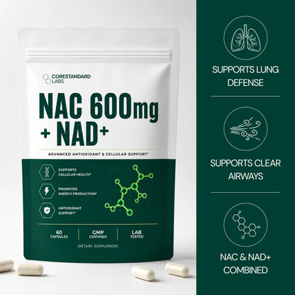 Lung Defense Complex — NAC 600mg + NAD+